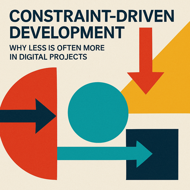 Constraint-Driven Development: Why Less is Often More in Digital Projects