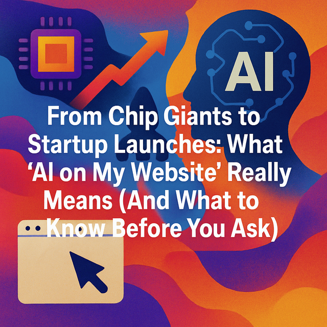 From Chip Giants to Startup Launches: What ‘AI on My Website’ Really Means (And What to Know Before You Ask)