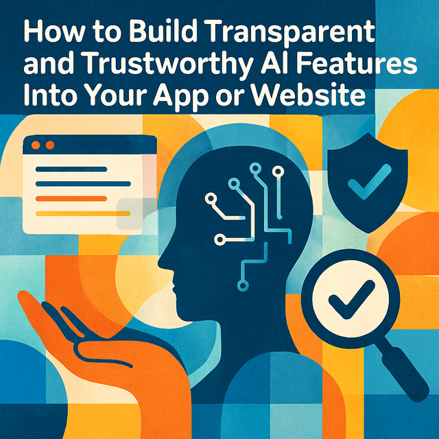 How to Build Transparent and Trustworthy AI Features Into Your App or Website