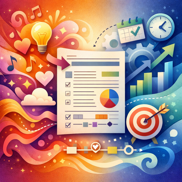 How to turn “vibe” into a deliverable: a one‑page brief template that keeps projects on track